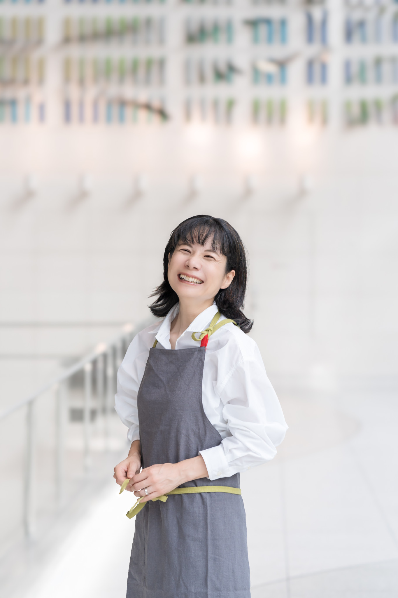 笑顔で説明する岡田ゆきこ（kiko先生）